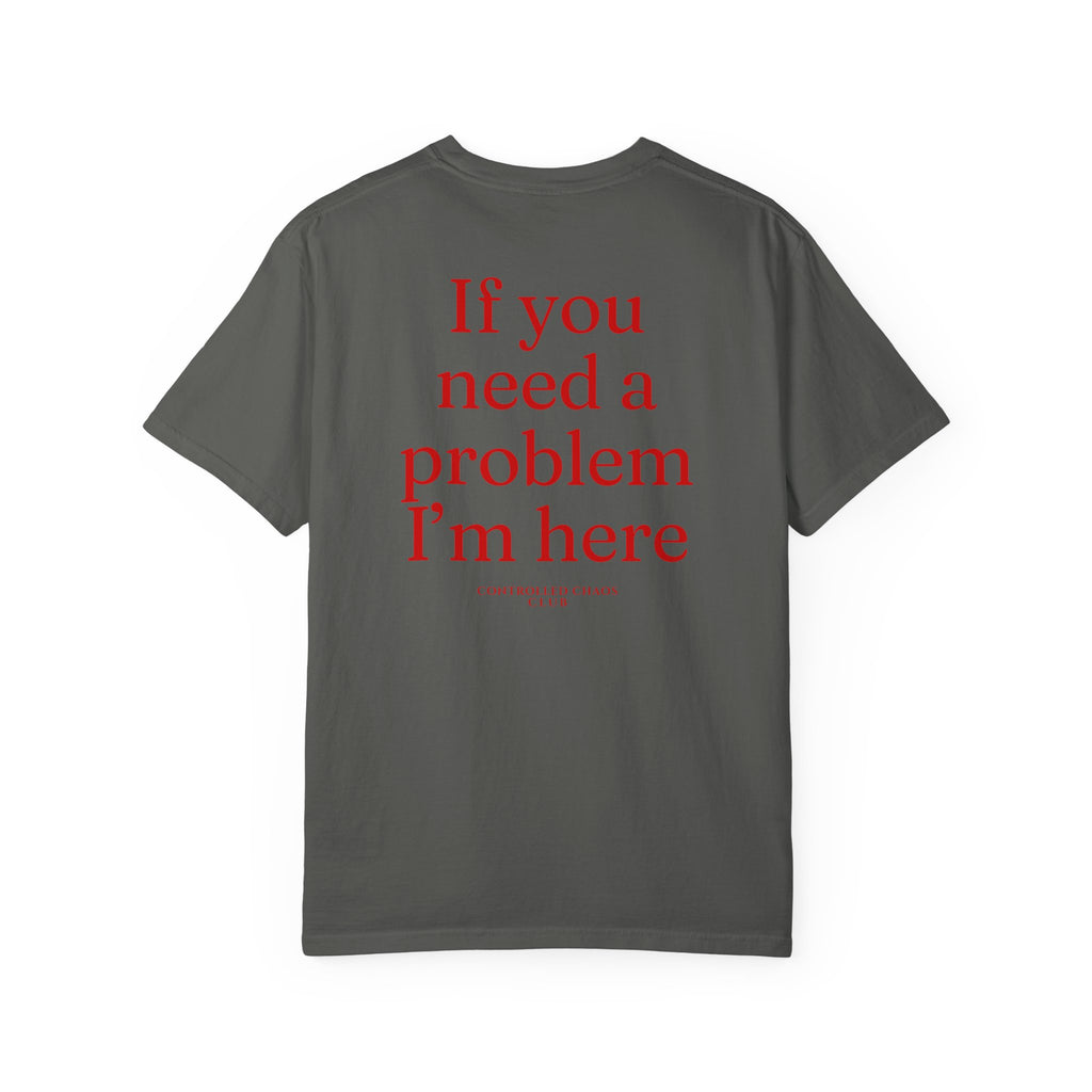 If You Need a Problem I’m Here Heavyweight Tee